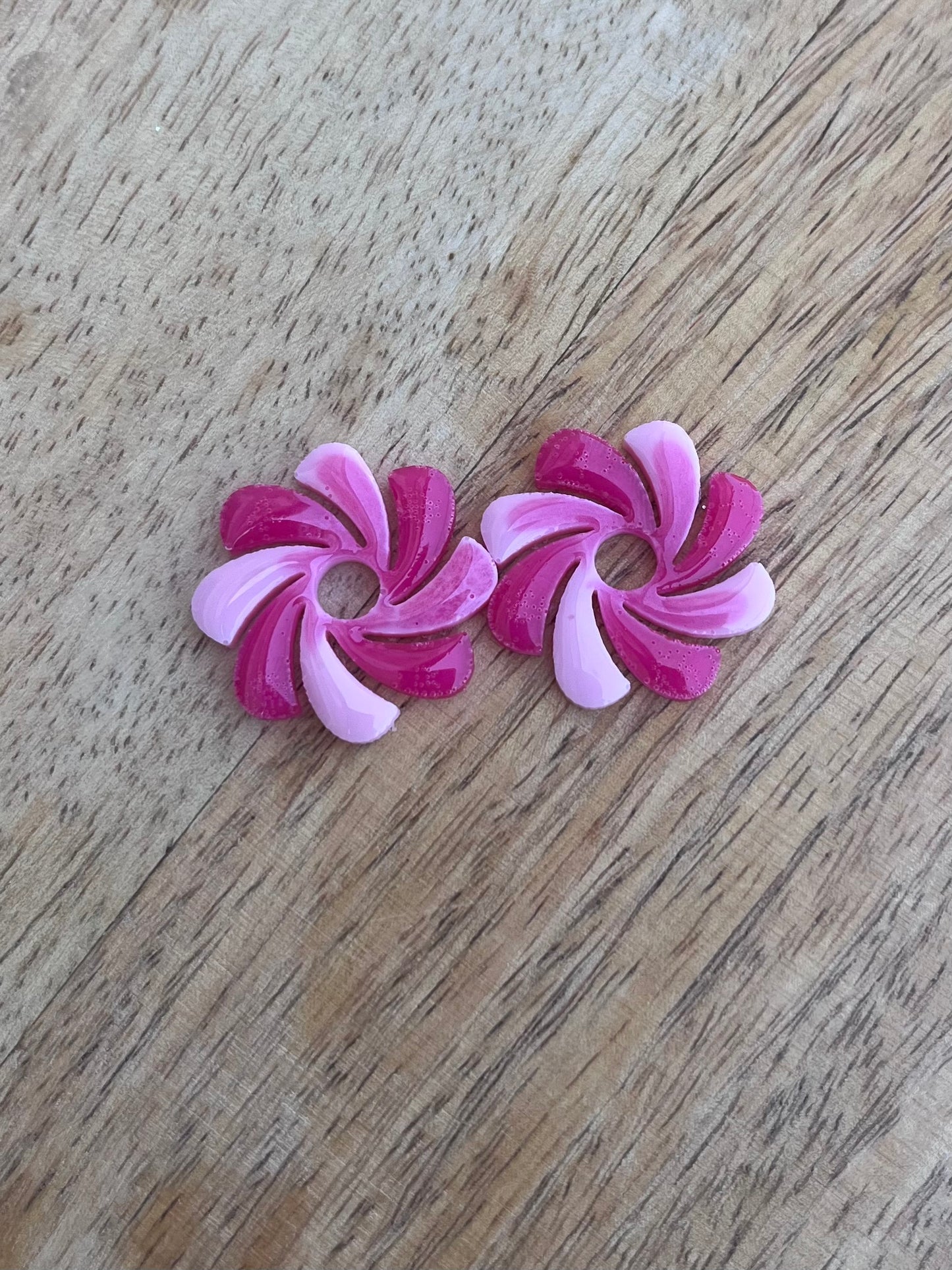 Pampilles " CANDY " duo de rose