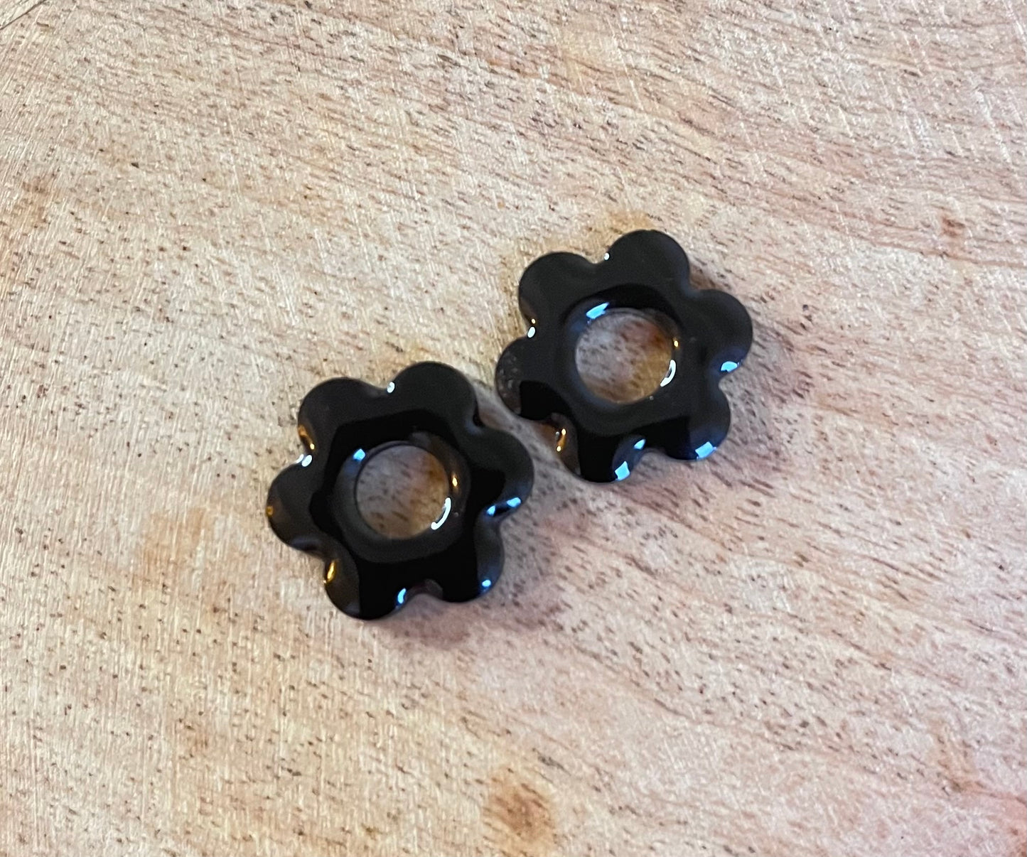 Pampilles " LOTUS " noires