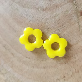 Pampilles " MINI BALI " jaune peps