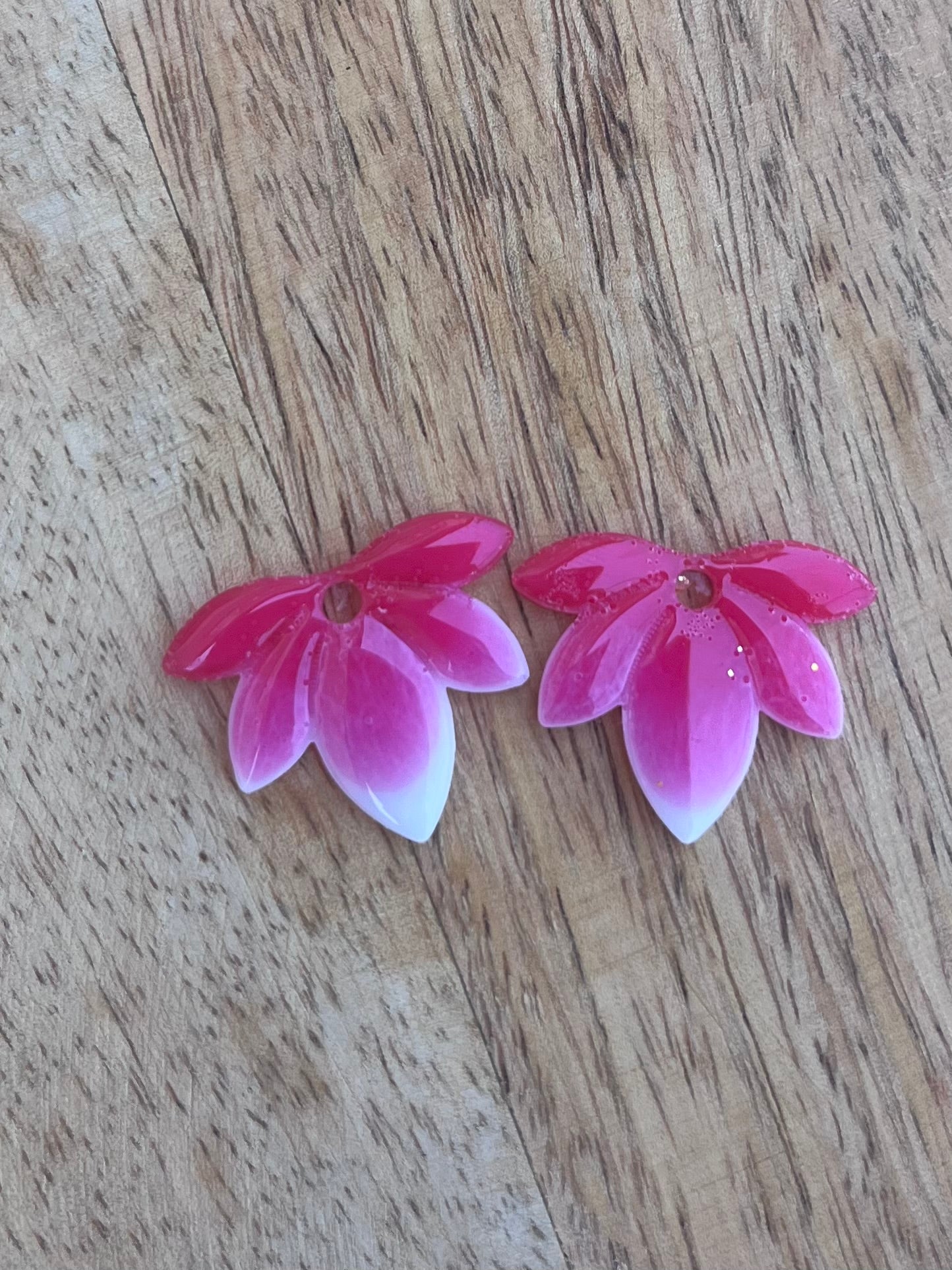 Pampilles " MAGNOLIA " duo de roses