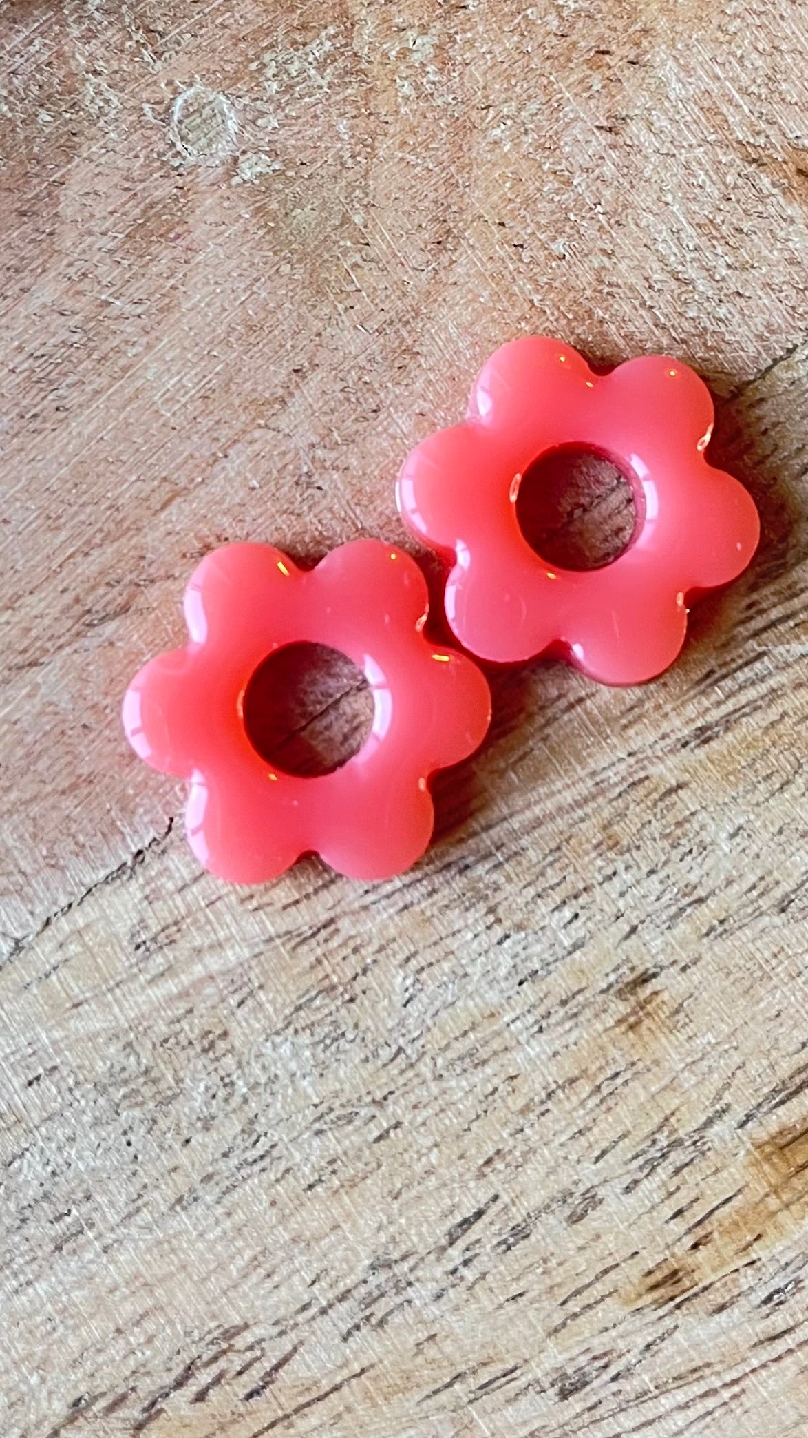 Pampilles " LOTUS " corail