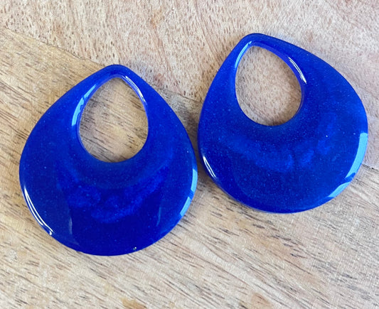 Pampilles " ETHNA " bleu uni