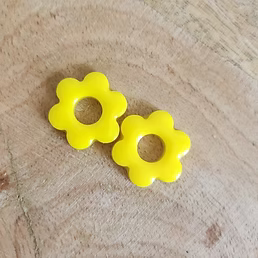 Pampilles " LOTUS " jaune peps