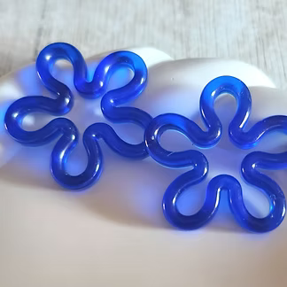 Pampilles " BORA " bleu