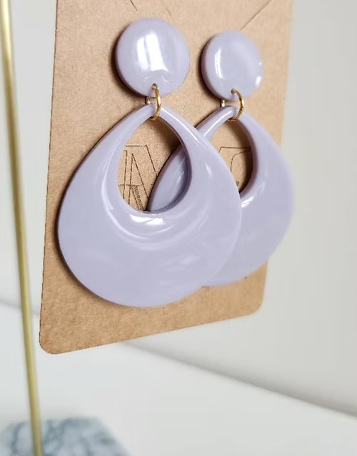 Boucles " ETHNA " collection pastel