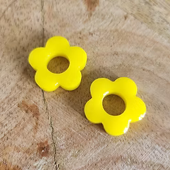 Pampilles " BALI " jaune peps